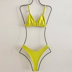 Chartreuse Montce Bikini Set